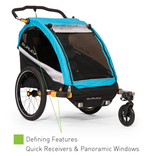 Burley bravo sale bike trailer